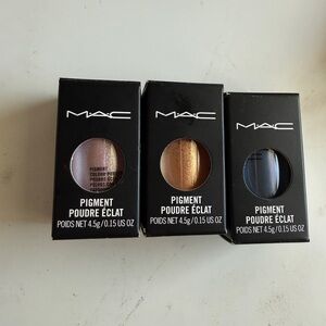 MAC Cosmetics Pigment Set - Kitchmas, melon, naval blue